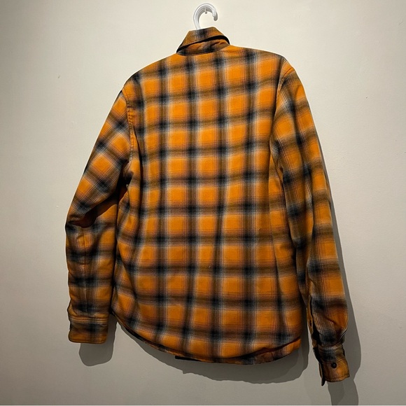 Reversible Workwear Orange Plaid Jacket - Picture 6 of 14